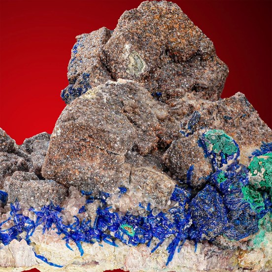 Linarite-Blanchard Mine | Bingham | Socorro Co. | New Mexico  | USA